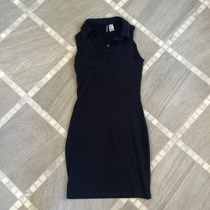 H&M womens dress, size XS, black colored